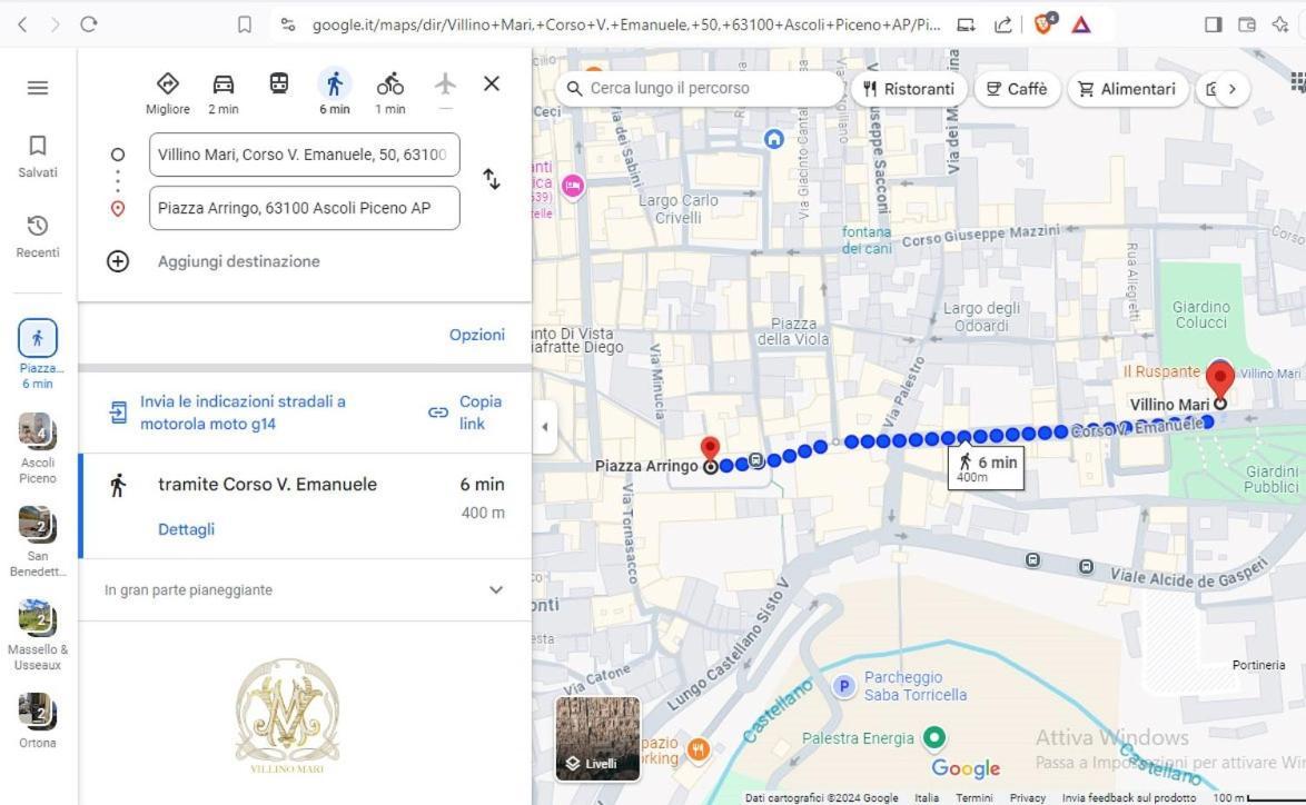Villino Mari Camere Con Parcheggio Privato Gratuito Ασκόλι Πιτσένο Εξωτερικό φωτογραφία